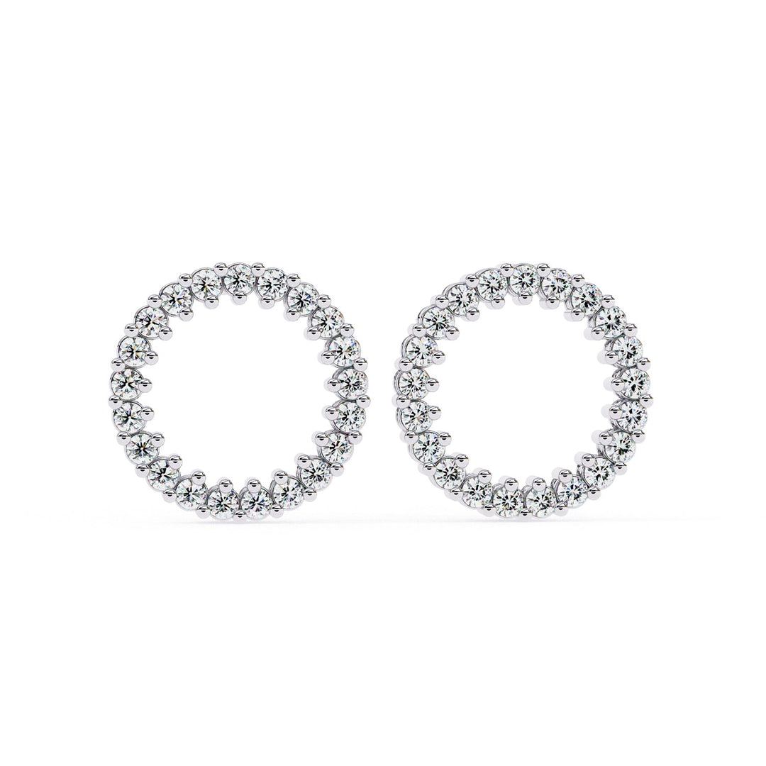 Round Loop Studs Earring STLO1336