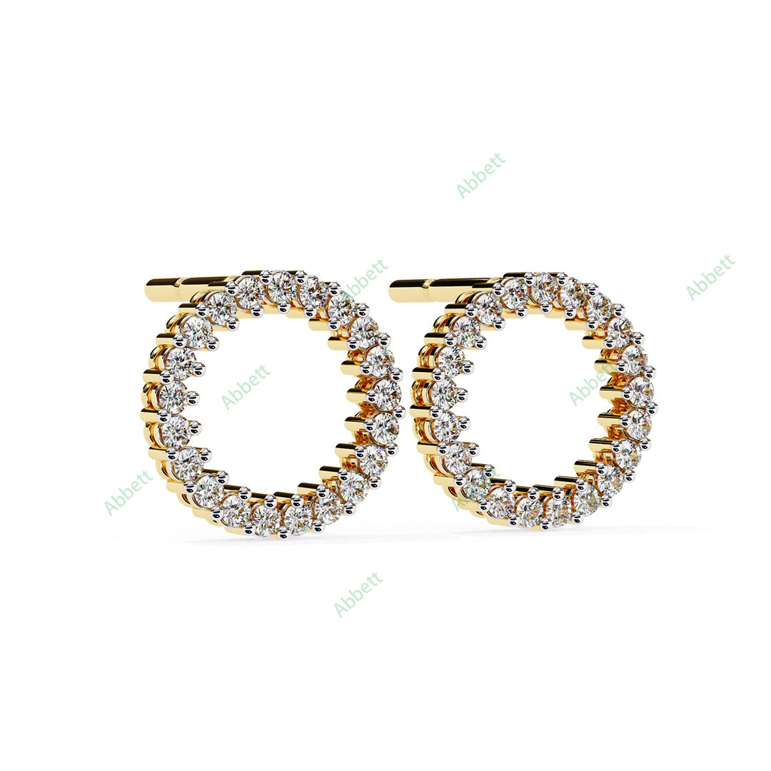 Round Loop Studs Earring STLO1336