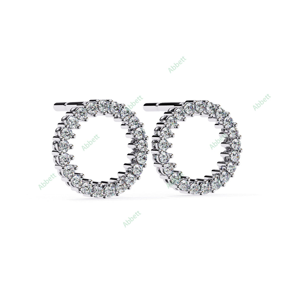 Round Loop Studs Earring STLO1336
