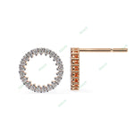 Load image into Gallery viewer, Round Loop Studs Earring STLO1336
