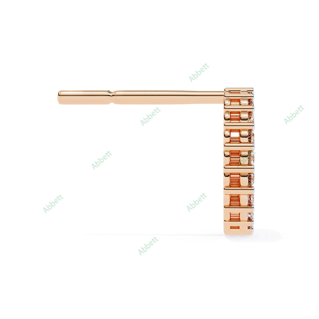 Round Loop Studs Earring STLO1336