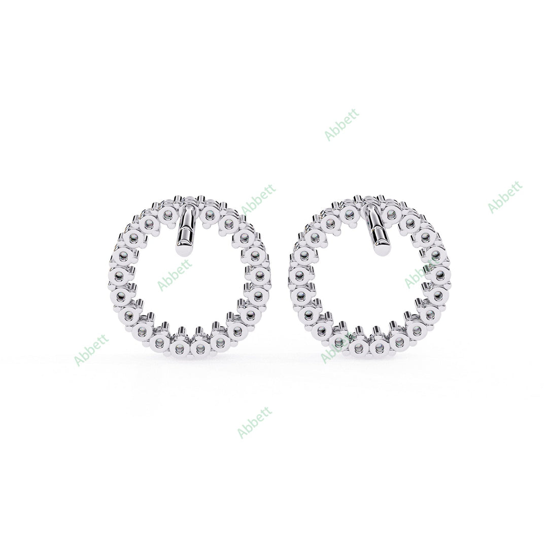 Round Loop Studs Earring STLO1336