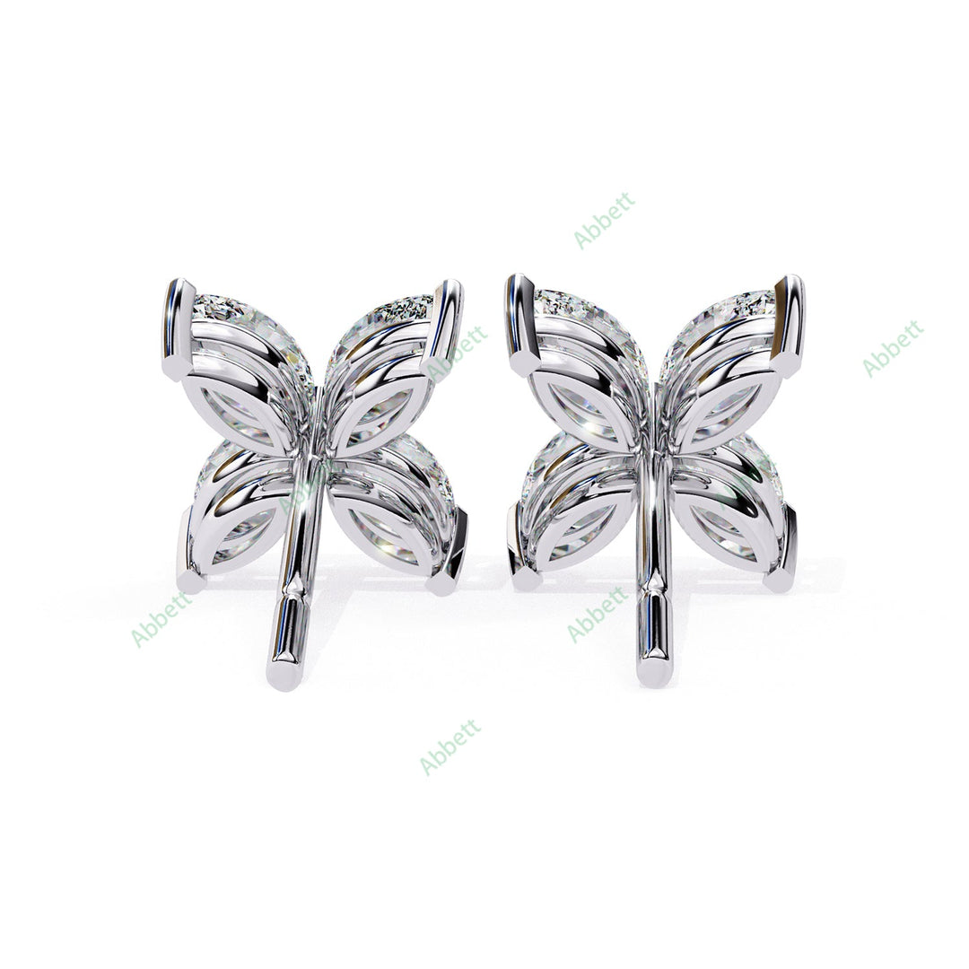 Marquise Petal Studs Earring STPE1351