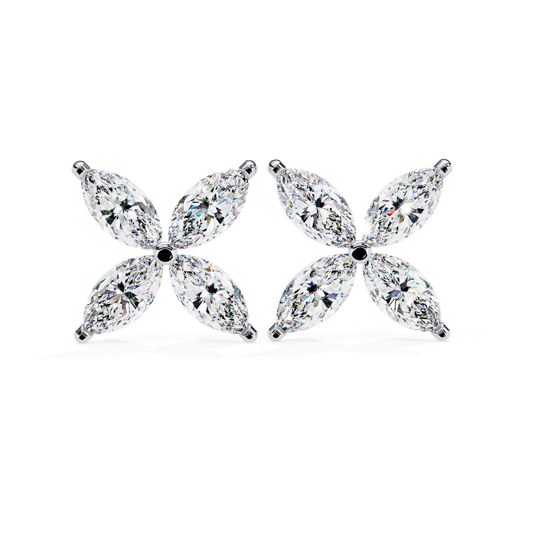 Marquise Petal Studs Earring STPE1351