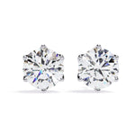 Load image into Gallery viewer, Round Six Prong Studs Earring STSI1320
