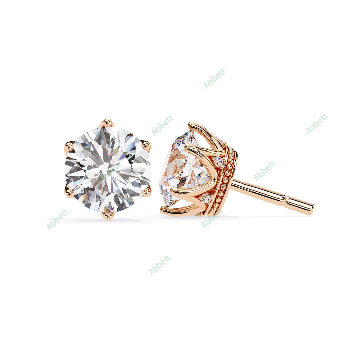 Six Prong Stud Earring STSI1320