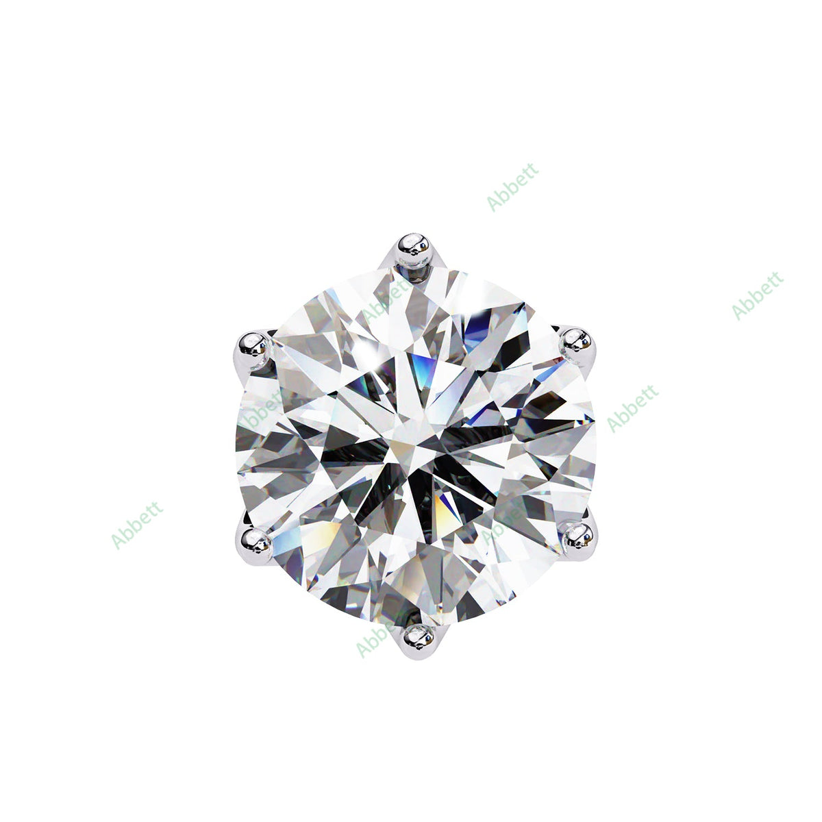 Six Prong Stud Earring STSI1320