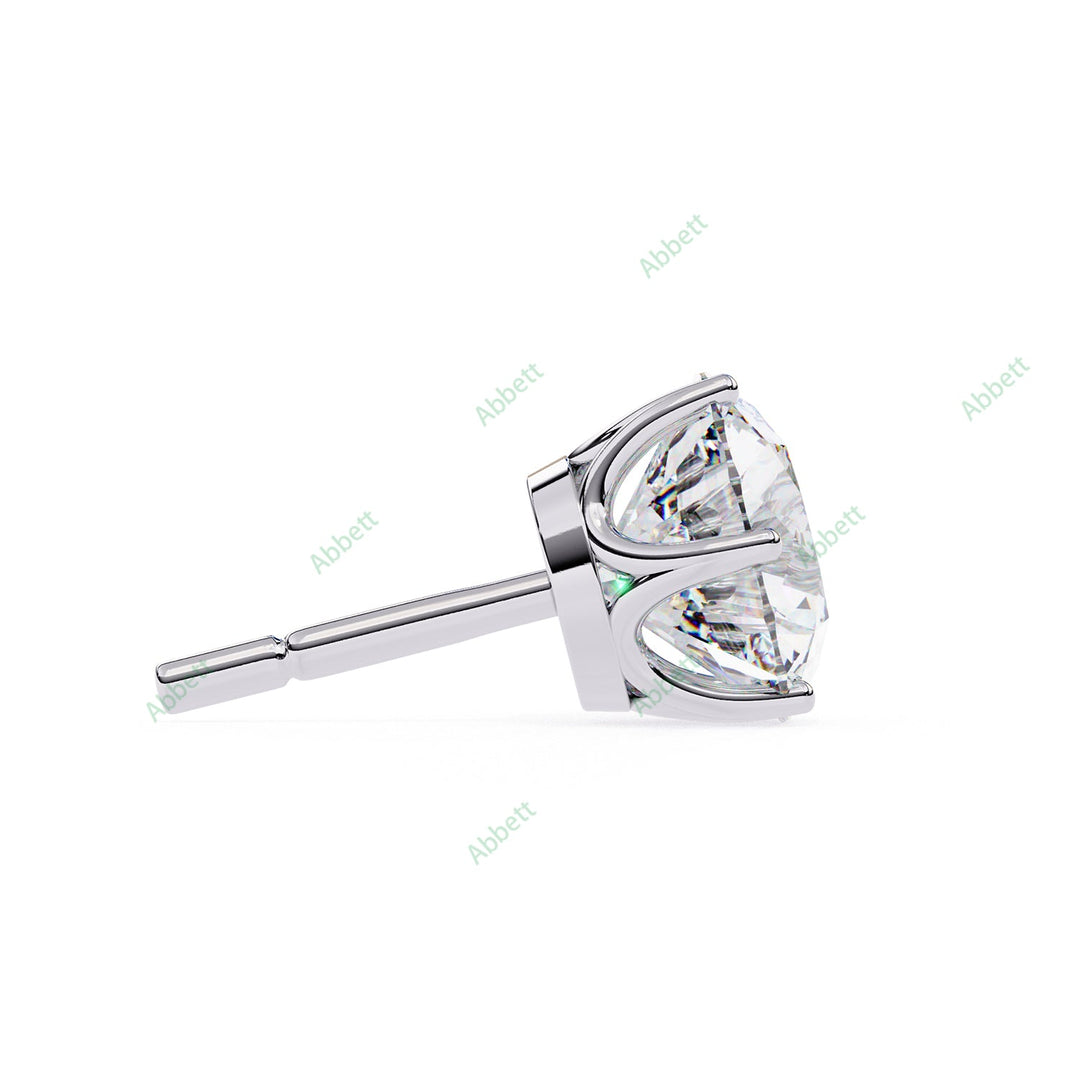 Round Six Prong Studs Earring STSI1325