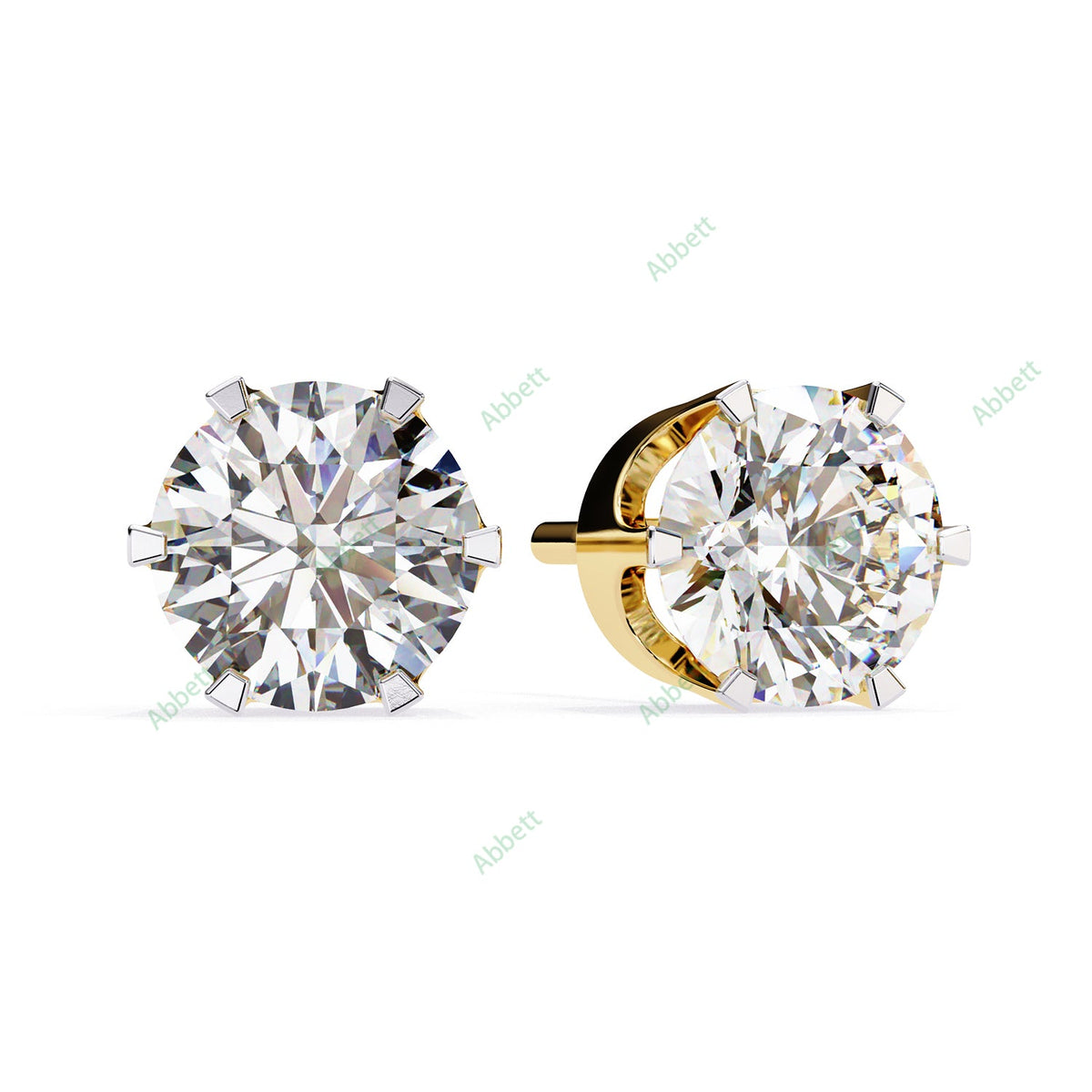Six Prong Stud Earring STSI1348