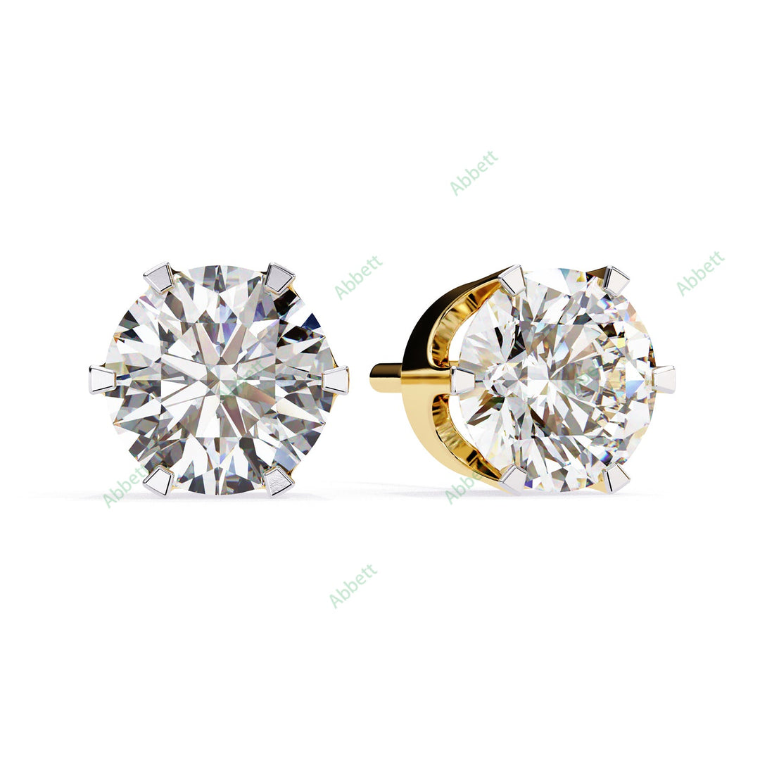 Six Prong Stud Earring STSI1348