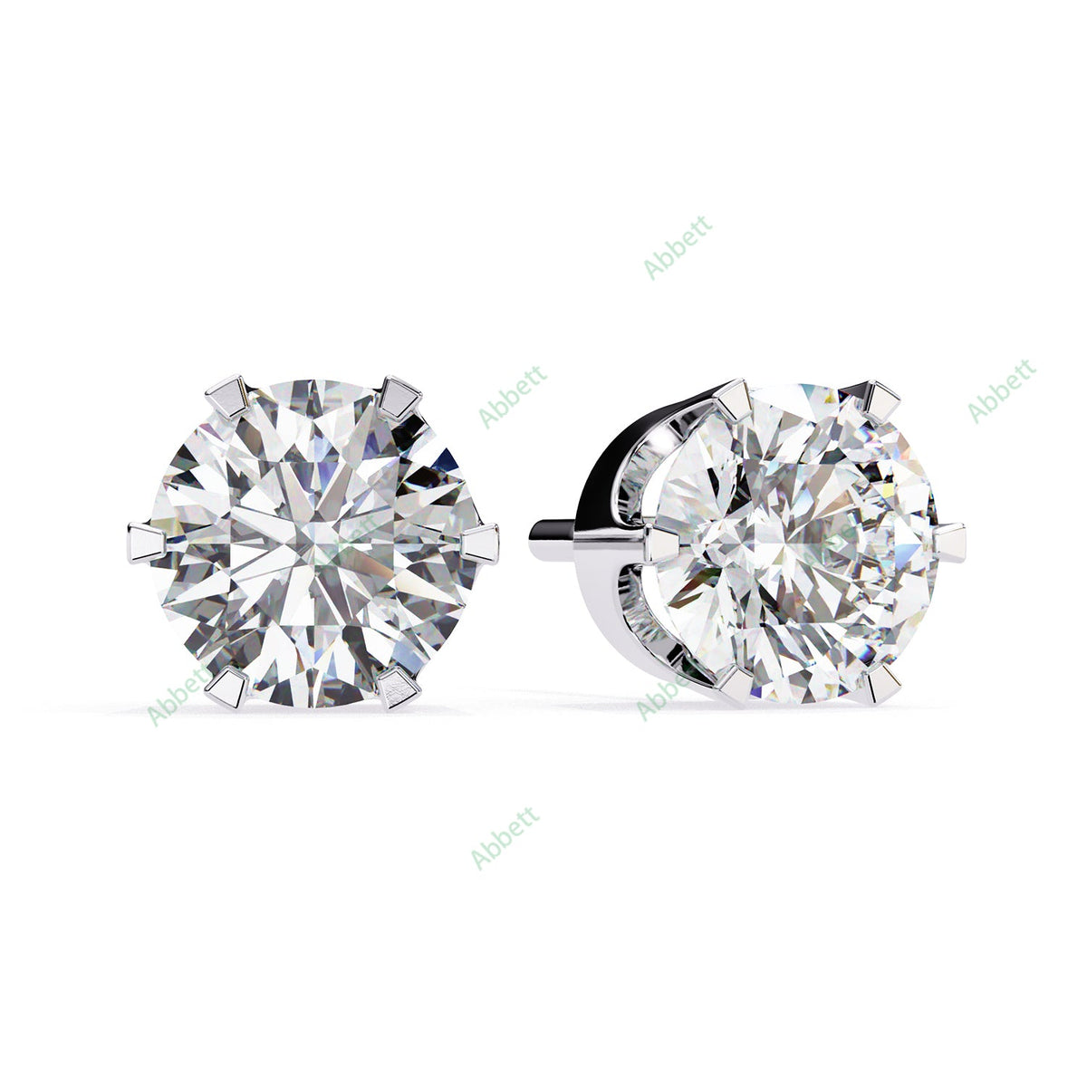 Six Prong Stud Earring STSI1348