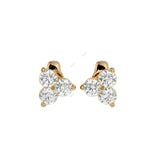 Load image into Gallery viewer, Three Stone Stud Earring STTH004
