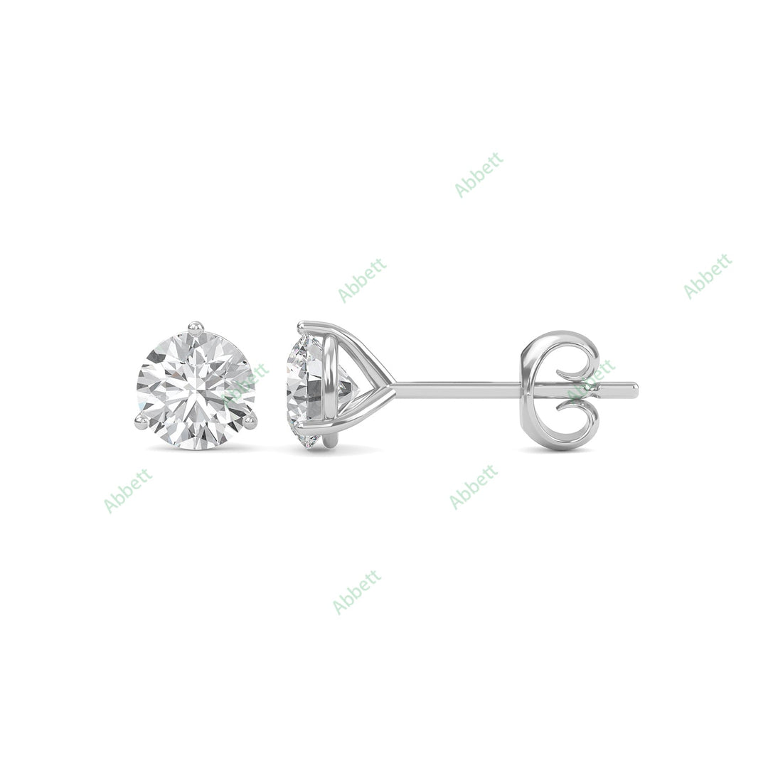 Three Prong Stud Earring STTH010