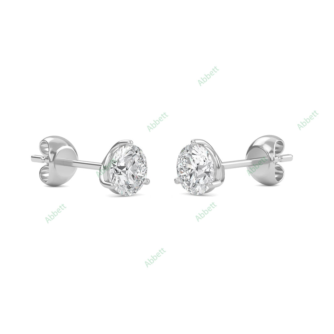 Three Prong Stud Earring STTH010