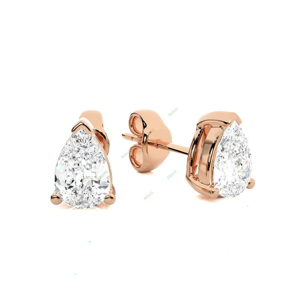 Three Prong Stud Earring STTH015