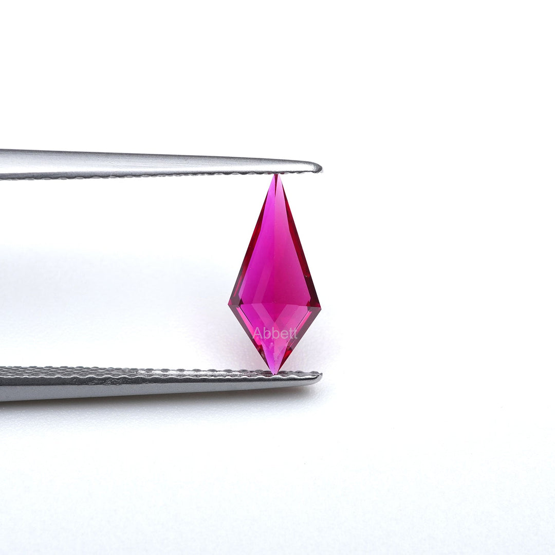 Shield lab grown ruby