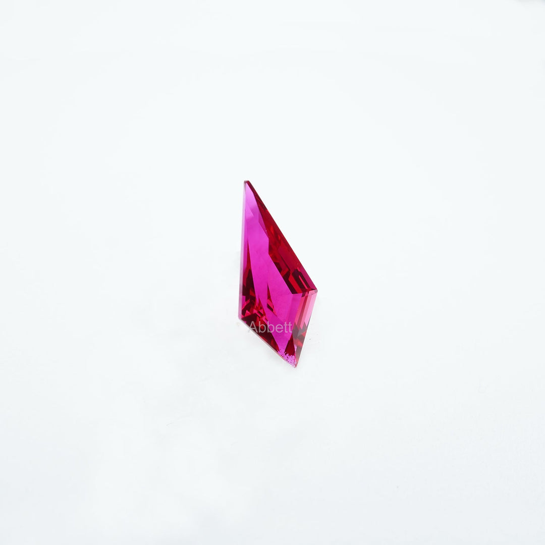 Shield lab grown ruby