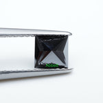 Load image into Gallery viewer, Square princess black moissanite
