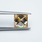 Load image into Gallery viewer, Square princess brown moissanite
