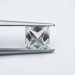 Load image into Gallery viewer, Square_princess_colorless_moissanite
