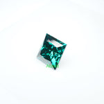 Load image into Gallery viewer, Square princess green moissanite
