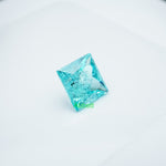 Load image into Gallery viewer, Square princess lab grown Paraiba YAG ice crush
