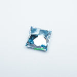 Load image into Gallery viewer, Square princess lab grown blue diamond

