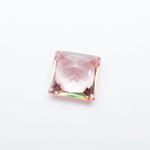Load image into Gallery viewer, Square princess lab grown champagne sapphire
