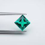 Load image into Gallery viewer, Square princess lab grown emerald
