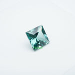 Load image into Gallery viewer, Square princess lab grown green sapphire
