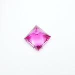 Load image into Gallery viewer, Square princess lab grown hot pink sapphire

