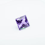 Load image into Gallery viewer, Square princess lab grown purple sapphire
