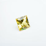 Load image into Gallery viewer, Square princess lab grown yellow sapphire
