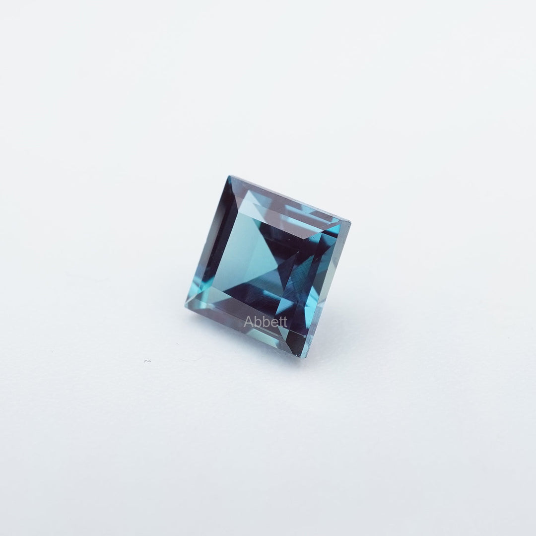 Square step lab grown alexandrite