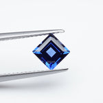 Load image into Gallery viewer, Square step lab grown blue sapphire
