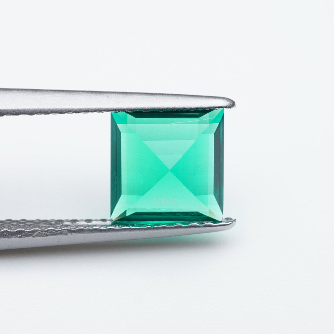 Square step lab grown emerald