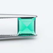 Square step lab grown emerald