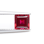 Load image into Gallery viewer, Square step lab grown ruby
