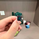 Load image into Gallery viewer, Statement Emerald Cut Lab-Grown Alexandrite Ring | 7.5ct Vintage Three-Stone with Trapezoid Diamond Accents