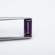 Straight baguette lab grown alexandrite
