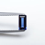 Load image into Gallery viewer, Straight baguette lab grown blue sapphire
