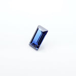 Load image into Gallery viewer, Straight baguette lab grown blue sapphire
