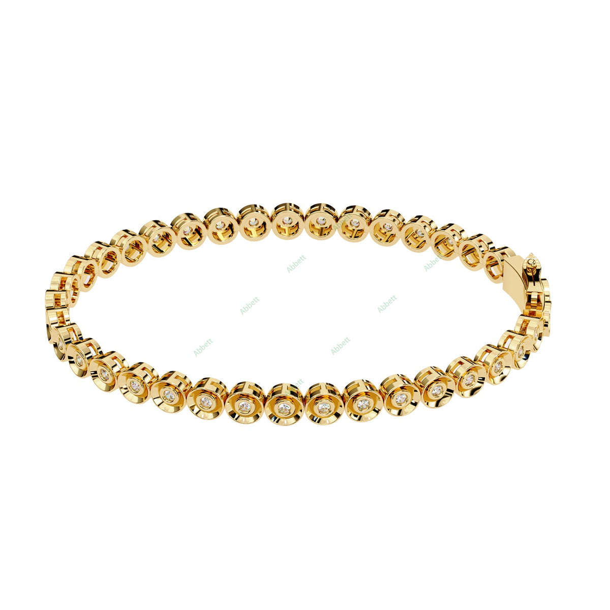 Bezel Tennis Bracelet TE1421