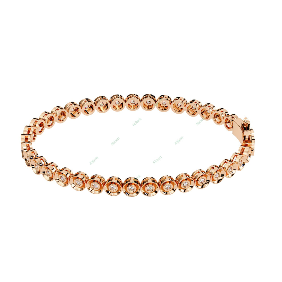 Round Tennis Bracelet TE1421