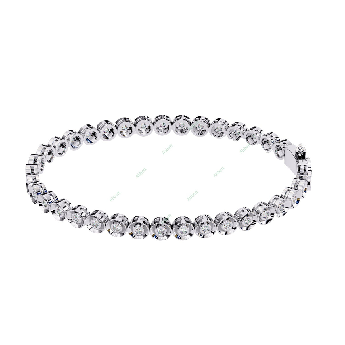 Bezel Tennis Bracelet TE1421