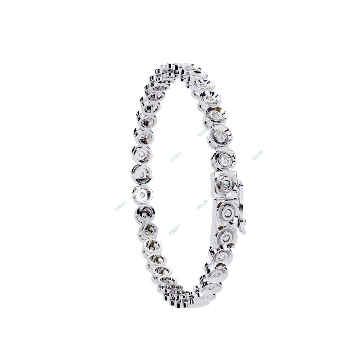 Bezel Tennis Bracelet TE1421