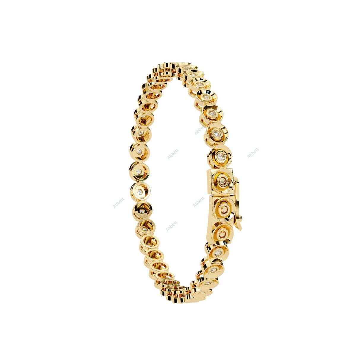 Bezel Tennis Bracelet TE1421