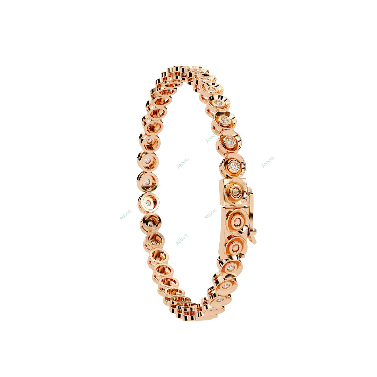 Bezel Tennis Bracelet TE1421