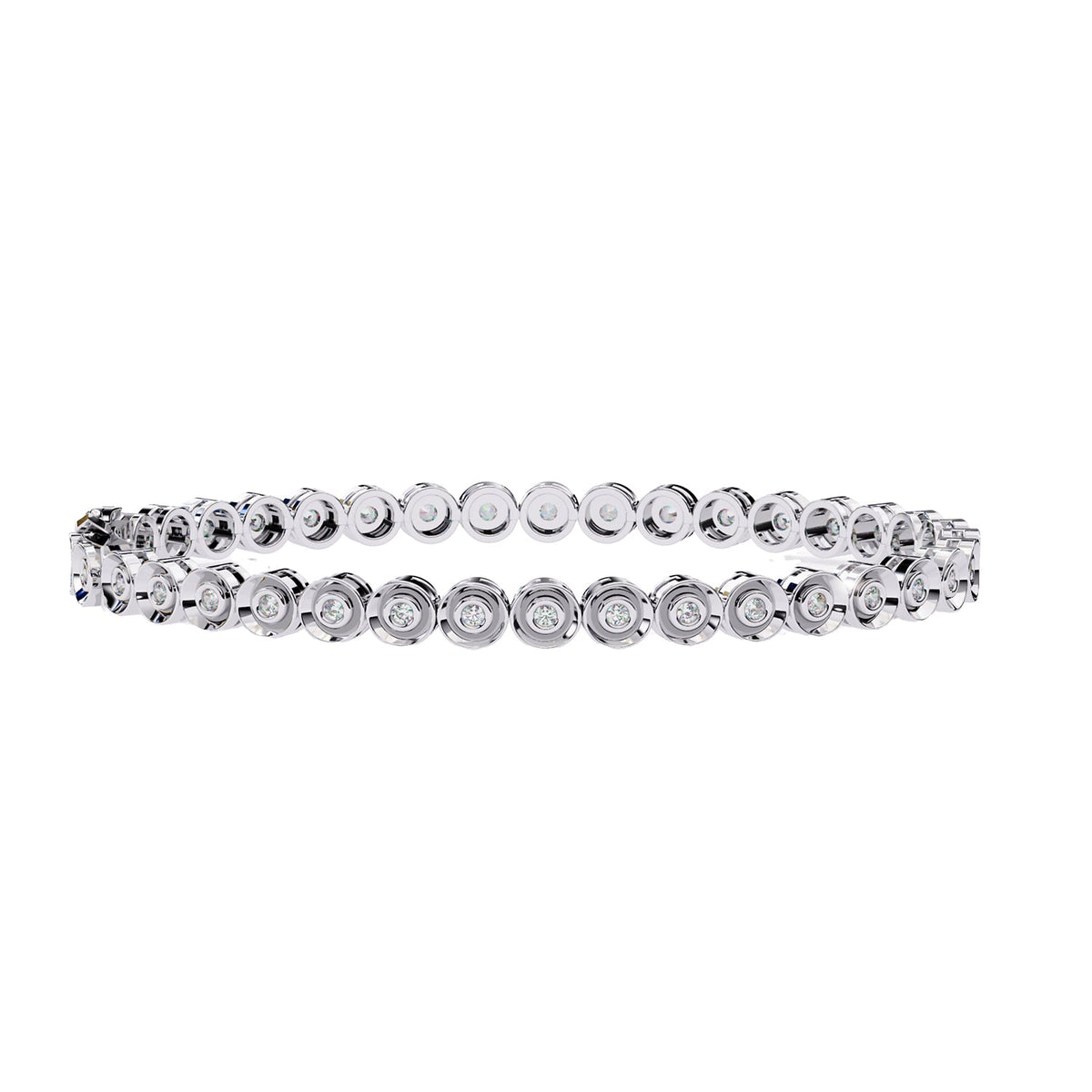 Bezel Tennis Bracelet TE1421