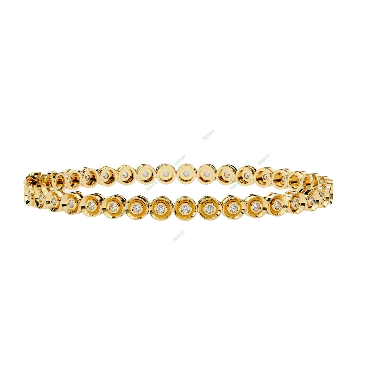 Bezel Tennis Bracelet TE1421